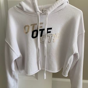 Orange Theory Fitness cropped hoodie